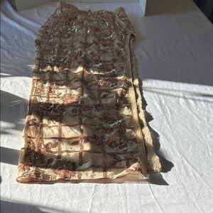 San Joy Gold and Cream Swim Coverup